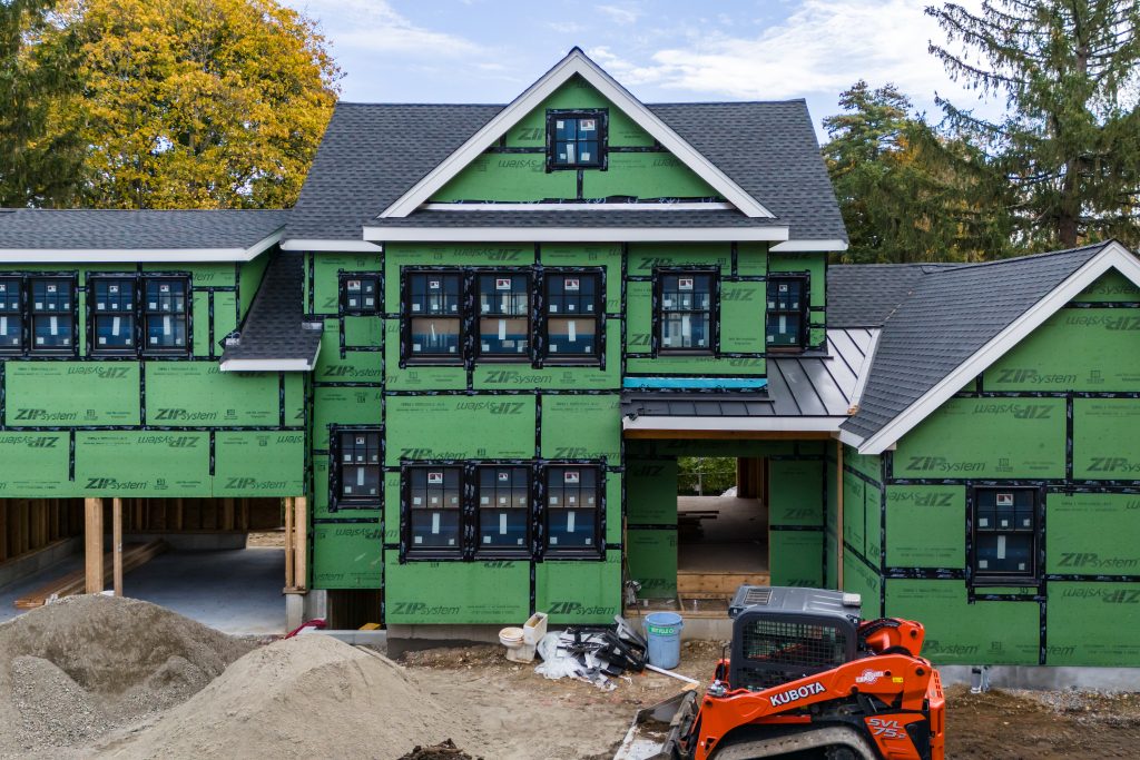 Wellesley MA New Home Construction done by MassTech Boston Roofing Company